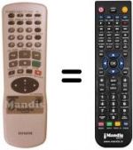 Replacement remote control RC-BVR02