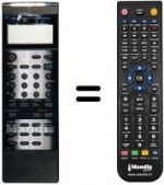 Replacement remote control Orion VH2491HS
