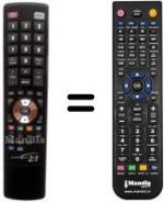 Replacement remote control RC-D3-02