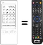 Replacement remote control RC-K144
