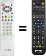 Replacement remote control RC-U07RE