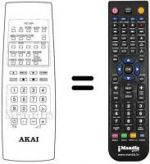 Replacement remote control Akai CT2159PT