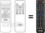 Replacement remote control RC-W612G