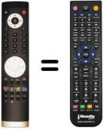 Replacement remote control Autovox AX32TFT17 HD