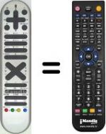Replacement remote control Seg SAGA