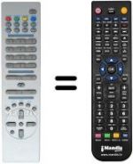 Replacement remote control RC1072