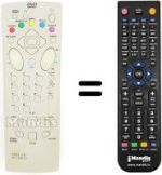 Replacement remote control Saba DSA100E