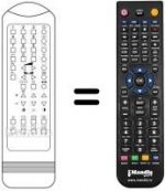Replacement remote control RC1255