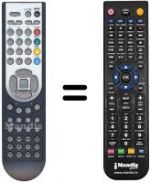 Replacement remote control Oki V22D