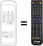 Replacement remote control RC21211