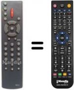 Replacement remote control RC213