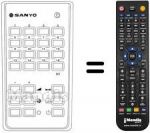 Replacement remote control Samsung RC218