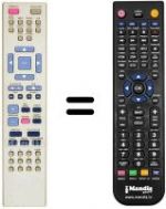 Replacement remote control RC2521