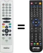 Replacement remote control Proline DFV16S