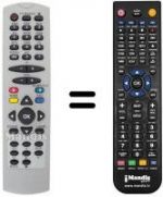 Replacement remote control RC2553
