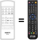 Replacement remote control Hitachi RC302