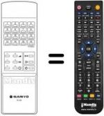 Replacement remote control RC305
