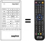 Replacement remote control RC317
