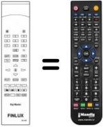 Replacement remote control RC501