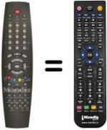 Replacement remote control ITT RC5011