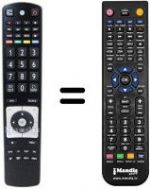 Replacement remote control RC5110