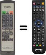 Replacement remote control RC5410