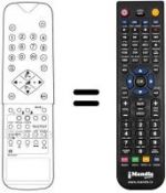 Replacement remote control RC613311