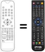 Replacement remote control Hypson NR20TD1