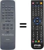 Replacement remote control RC6X03NX