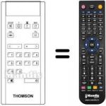 Replacement remote control Thomson 40MPS46