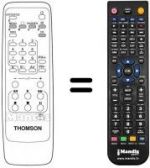 Replacement remote control RCT401B