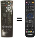 Replacement remote control Thomson DTH3300