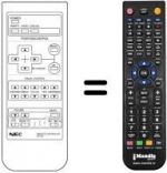 Replacement remote control Nec PX42