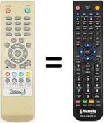 Replacement remote control REMCON1295