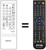 Replacement remote control Sony A-1470-759A