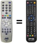 Replacement remote control JVC RM-C1502