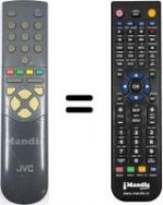 Replacement remote control JVC AV32WL1
