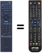 Replacement remote control HUAYU RM-D959