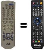 Replacement remote control JVC XV-FA92