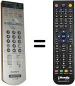 Replacement remote control Sony FWD42
