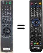 Replacement remote control Sony RMTD152E