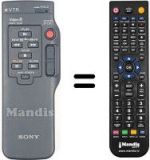 Replacement remote control RMT-509