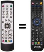 Replacement remote control Nec PX-TUAN01