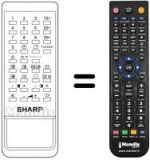 Replacement remote control RRMCG0498CESA