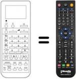 Replacement remote control Sharp RRMCG0552CESA