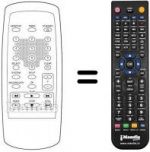 Replacement remote control Irradio MV235SV