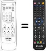 Replacement remote control REMCON1388