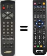 Replacement remote control Samsung CX6835TZ