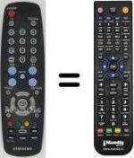 Replacement remote control BN59-00678A