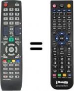 Replacement remote control Samsung LE46B530P7WXUA